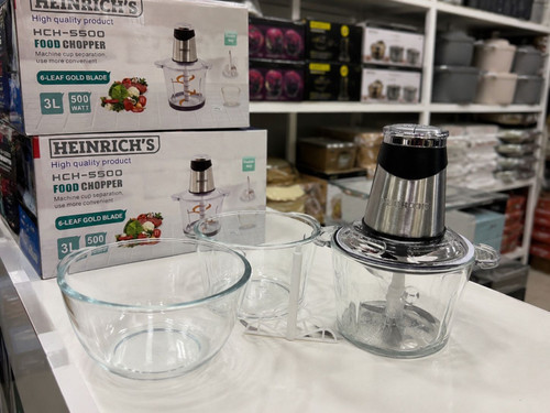 خردکن حرفهای ۳ لیتری هنریچ Heinrich's HCH-5500 | موتور ۵۰۰ وات و تیغه ۶ پره طلایی