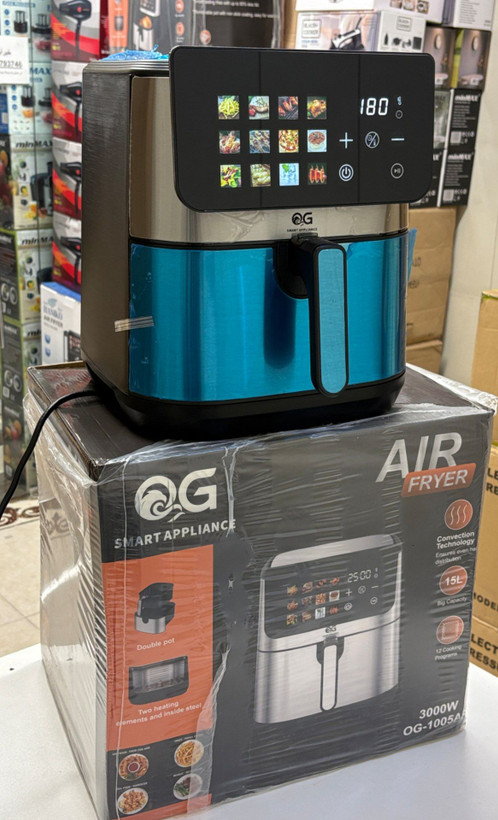 سرخکن هوشمند او جی مدل OG-1005AF ظرفیت ۱۵ لیتر